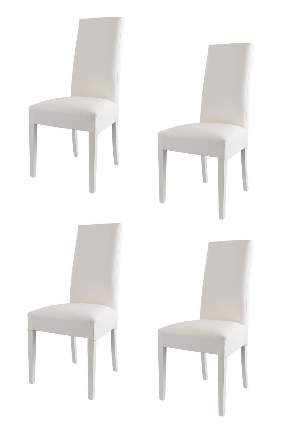 Bianco/Set 4 Sedie