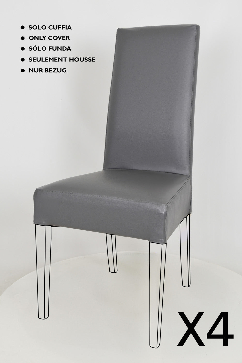 Cuffia Grigio Scuro/Set4