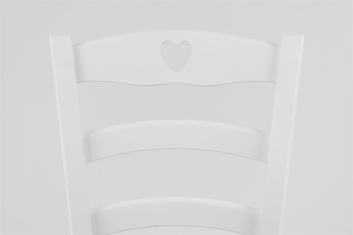 Laccato Bianco-Finta Pelle Grigio scuro/Set 4 sedie