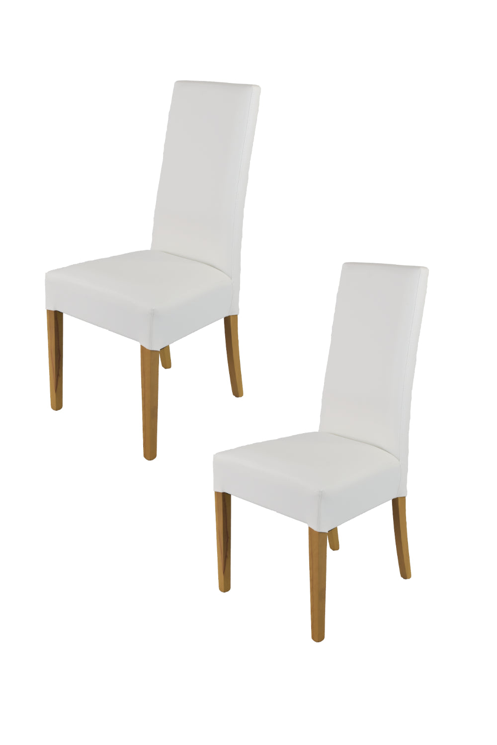 Rovere/Bianco/Set 2 Sedie