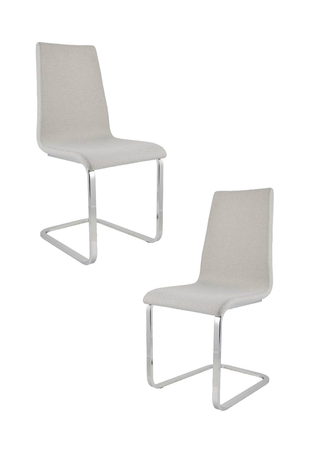 Grigio Perla/Set 2 Sedie