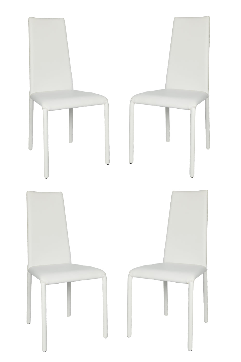 Bianco/Set 4 Sedie