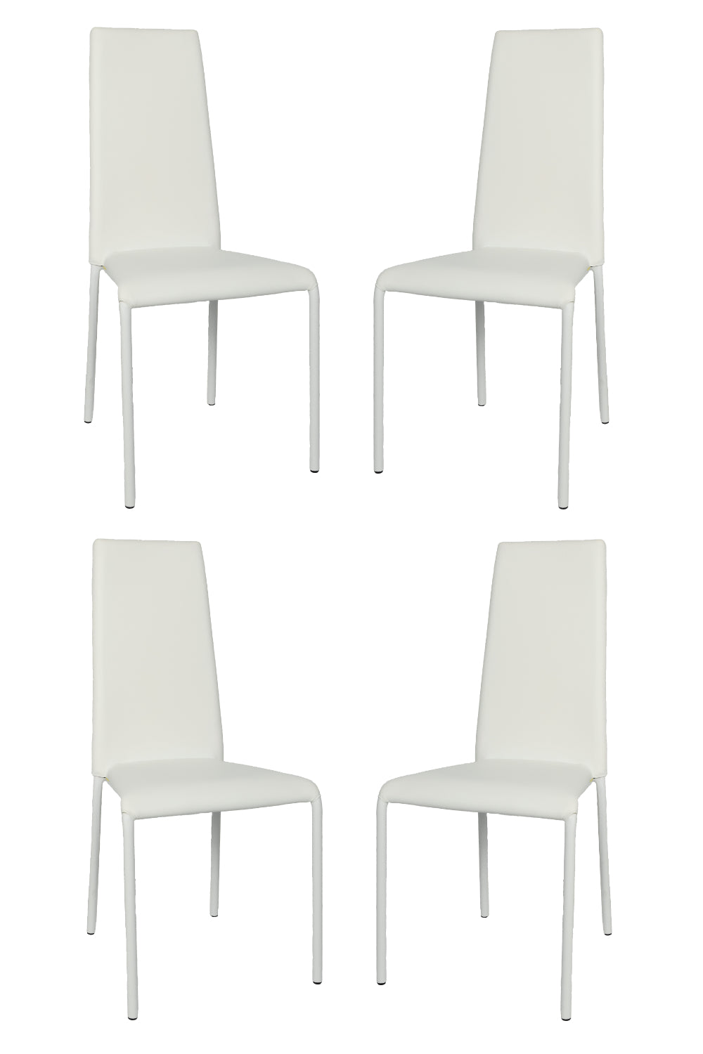 Bianco/Set 4 Sedie