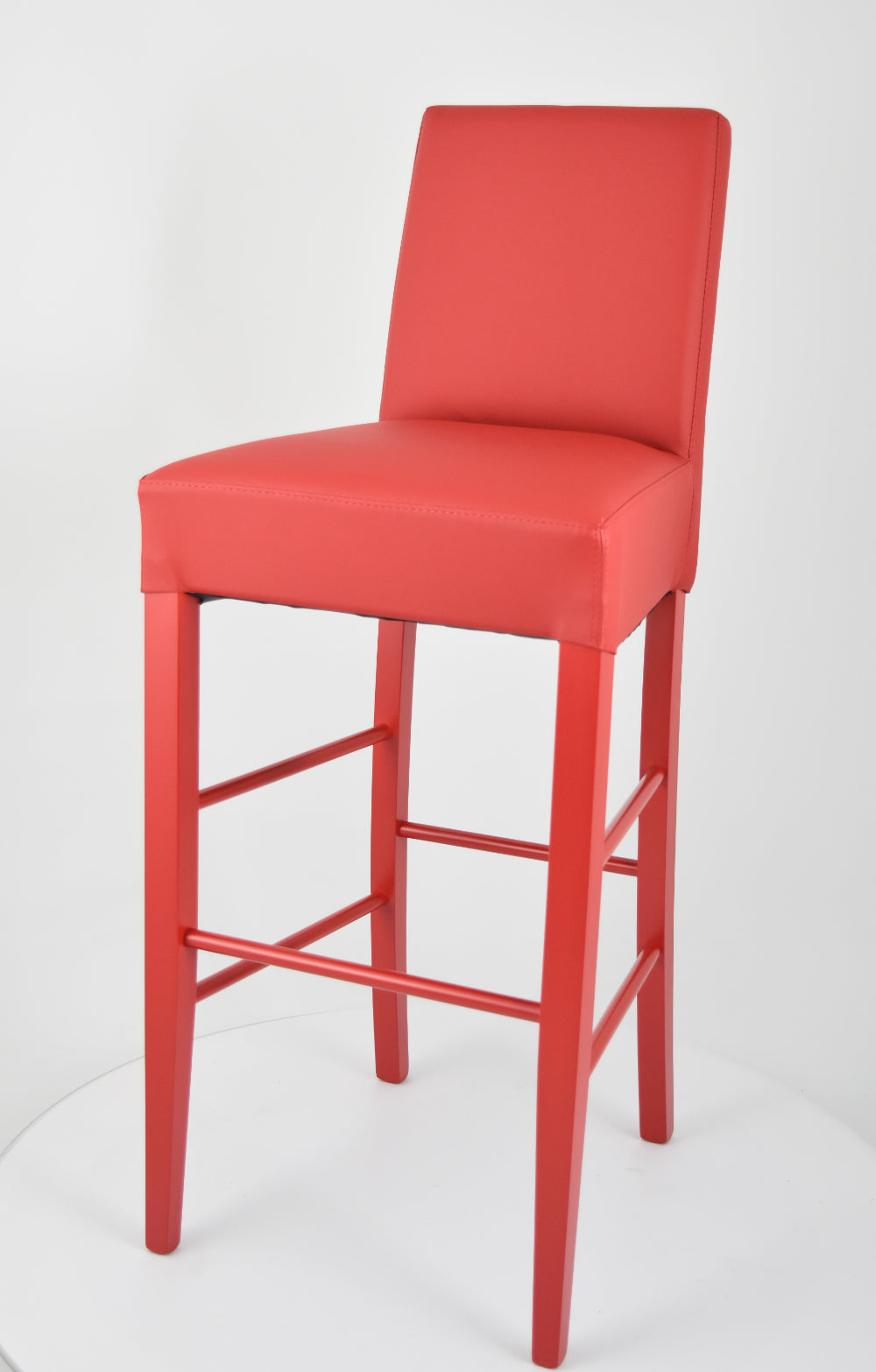 Rosso/Set 2 sgabelli