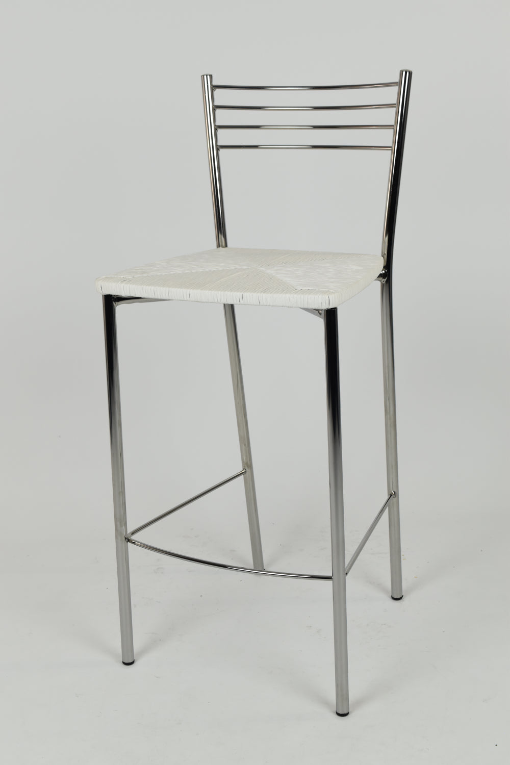 Paglia Bianca/Set 2 sgabelli