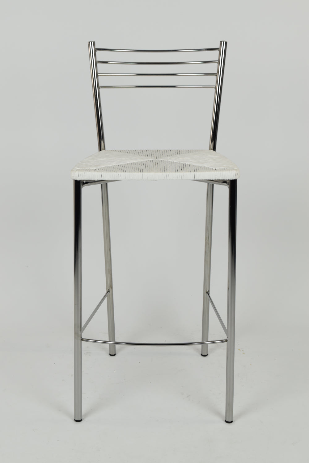 Paglia Bianca/Set 2 sgabelli