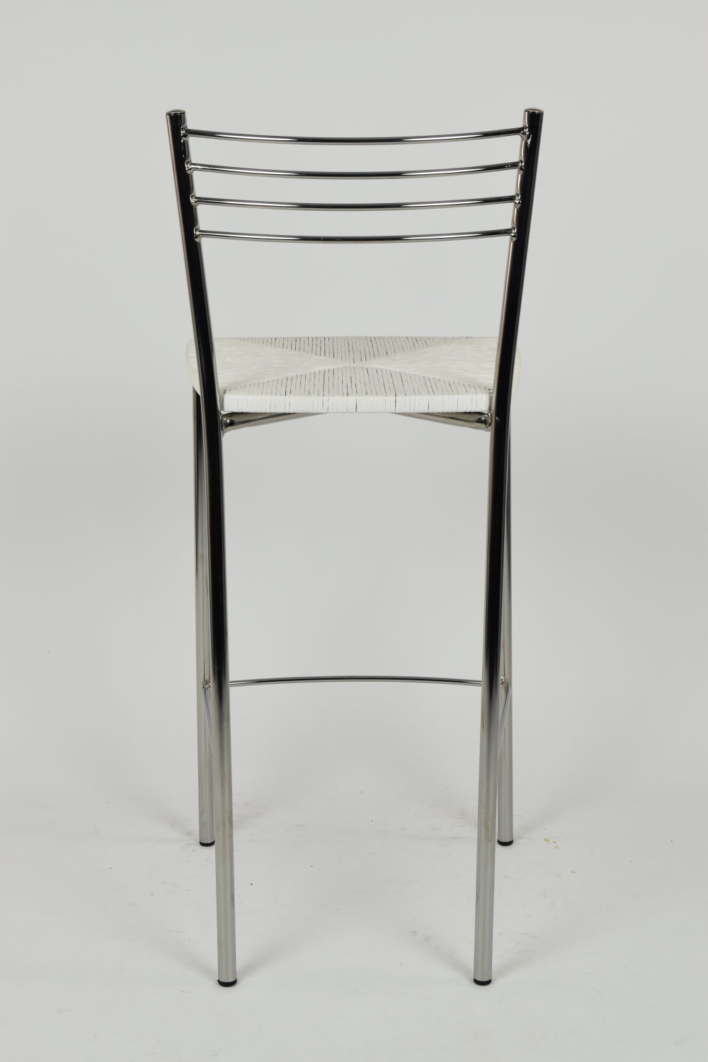 Paglia Bianca/Set 2 sgabelli