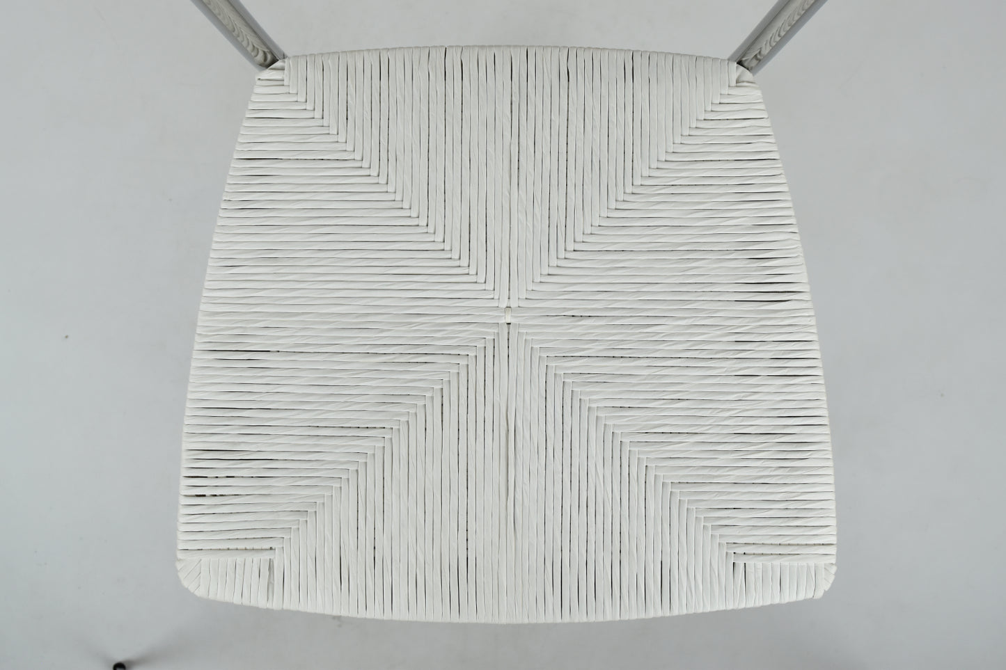 Paglia Bianca/Set 2 sgabelli