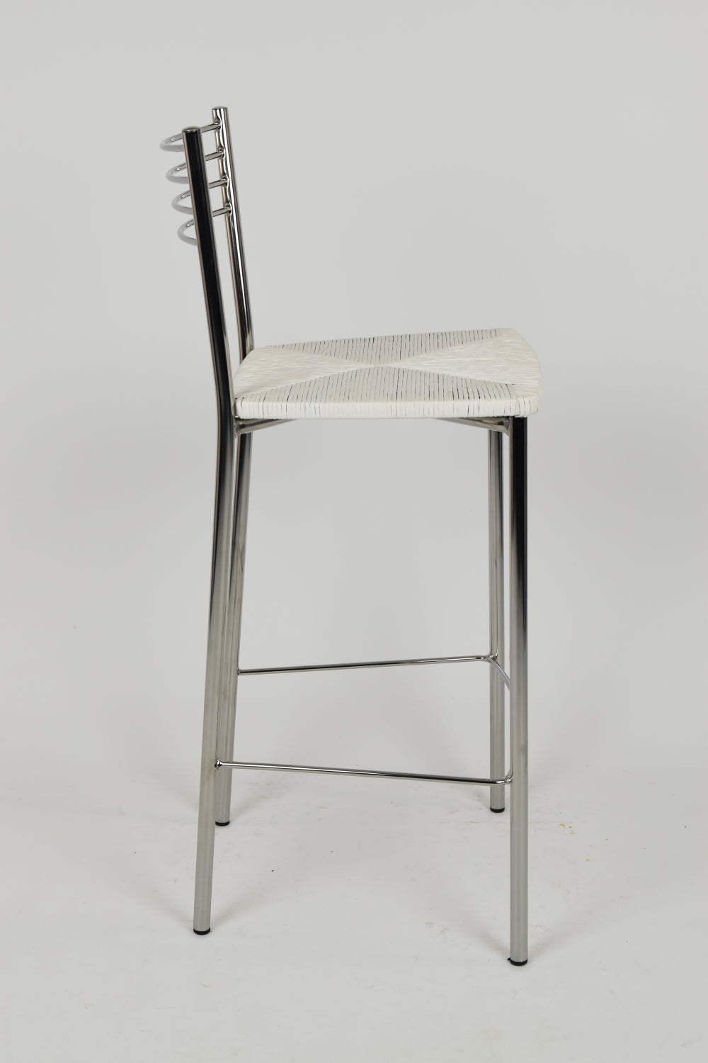Paglia Bianca/Set 4 sgabelli