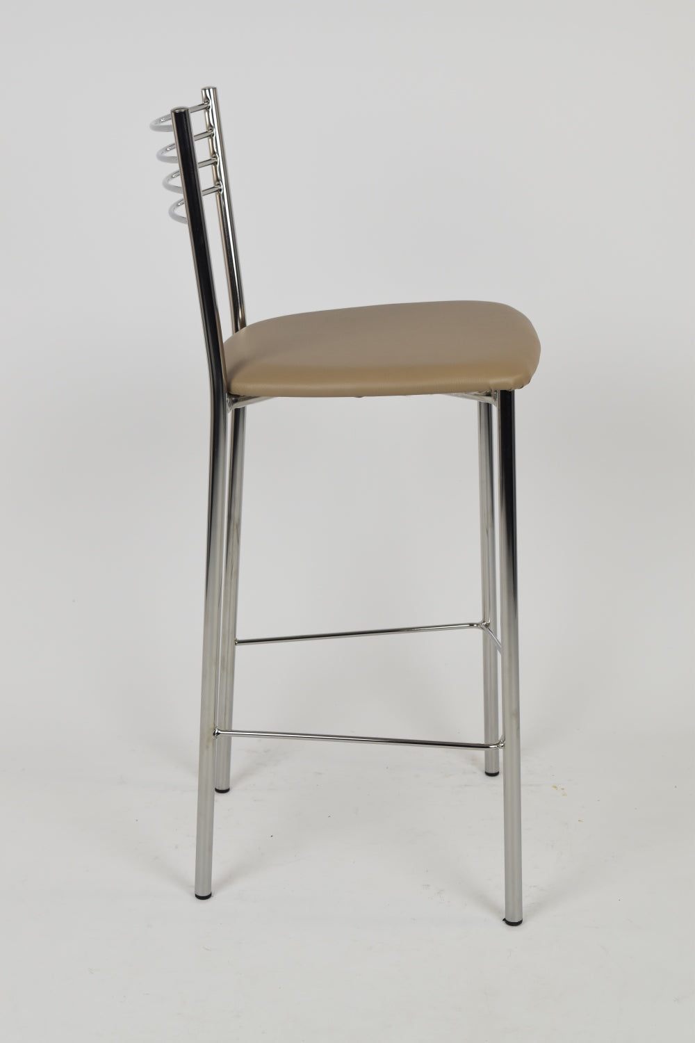 Finta Pelle Cappuccino/Set 4 sgabelli