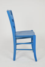 Carica l&#39;immagine nel visualizzatore di Gallery, Anilina blu/Set 2 sedie
