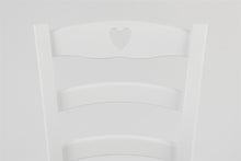 Carica l&#39;immagine nel visualizzatore di Gallery, Laccato Bianco-Finta Pelle Grigio chiaro/Set 2 sedie
