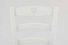Carica l&#39;immagine nel visualizzatore di Gallery, Laccato bianco-Finta pelle antracite/Set 1 sedia
