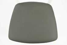 Cargar imagen en el visor de la galería, Laccato bianco-Finta pelle antracite/Set 1 sedia

