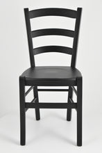 Charger l&#39;image dans la galerie, Chaise Venezia avec robuste structure en bois de hêtre et assise en bois
