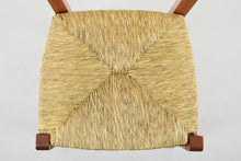 Load image into Gallery viewer, Chair Cross with beech wood structure and straw seat

