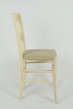 Carica l&#39;immagine nel visualizzatore di Gallery, Anilina Bianca-Tessuto Canapa/Set 6 sedie
