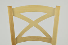 Carica l&#39;immagine nel visualizzatore di Gallery, Naturale-Finta Pelle Nera/1 sedia

