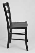 Charger l&#39;image dans la galerie, Chaise Venezia avec robuste structure en bois de hêtre et assise en bois
