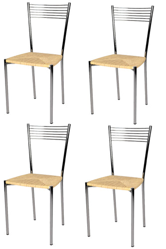Paglia Mais/Set 4 sedie