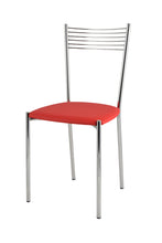 Załaduj obraz do przeglądarki galerii, Krzesło model Elegance, struktura z chromowanej stali
