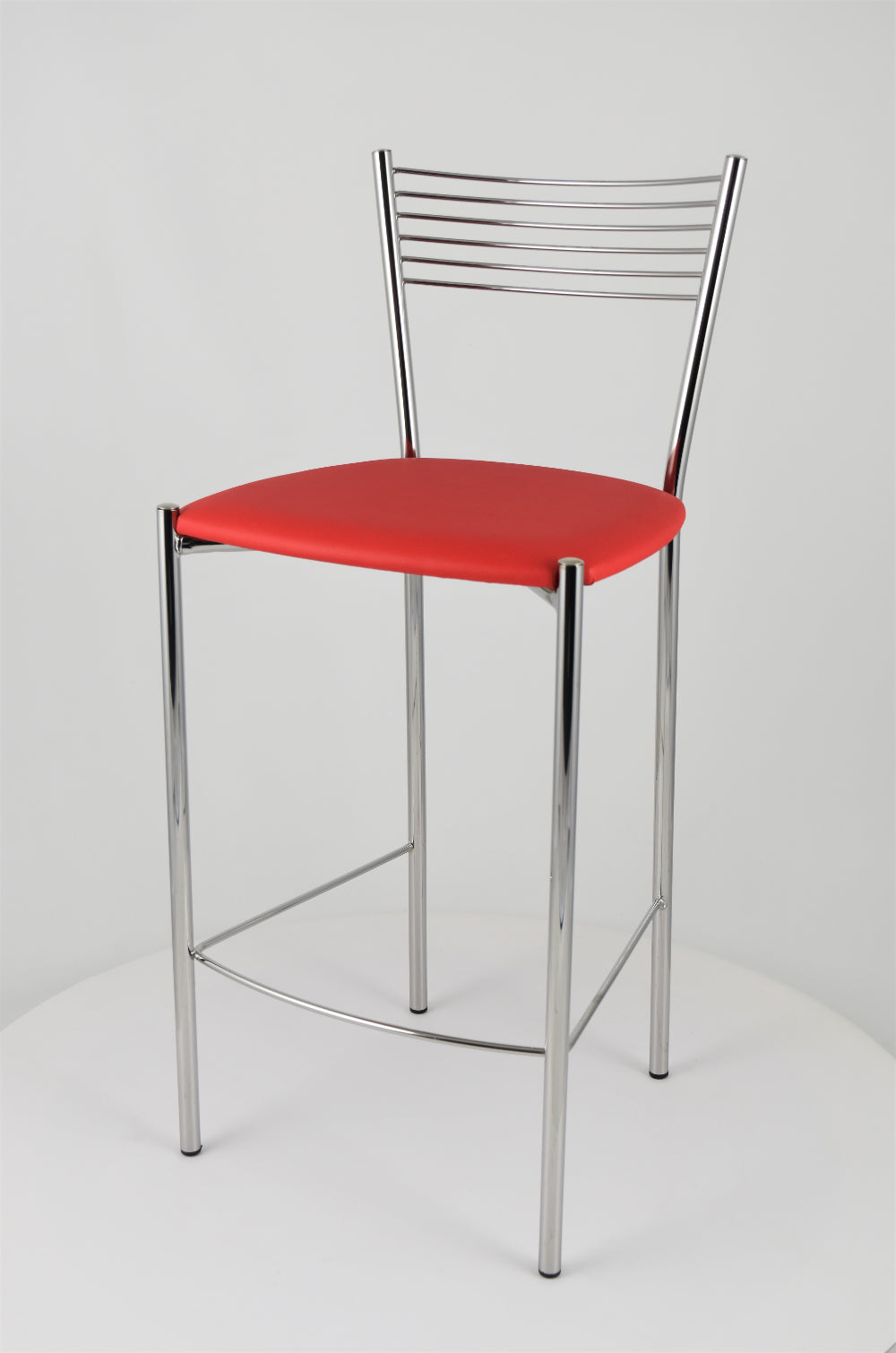 Finta Pelle Rosso/Set 4 sgabello