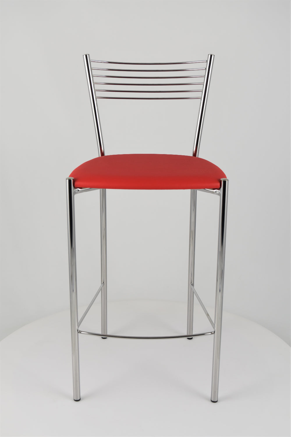 Finta Pelle Rosso/Set 4 sgabello