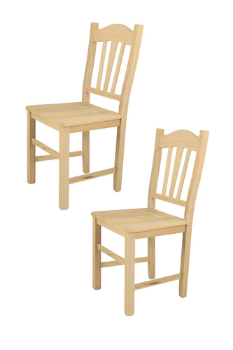 Legno/Set 2 sedie